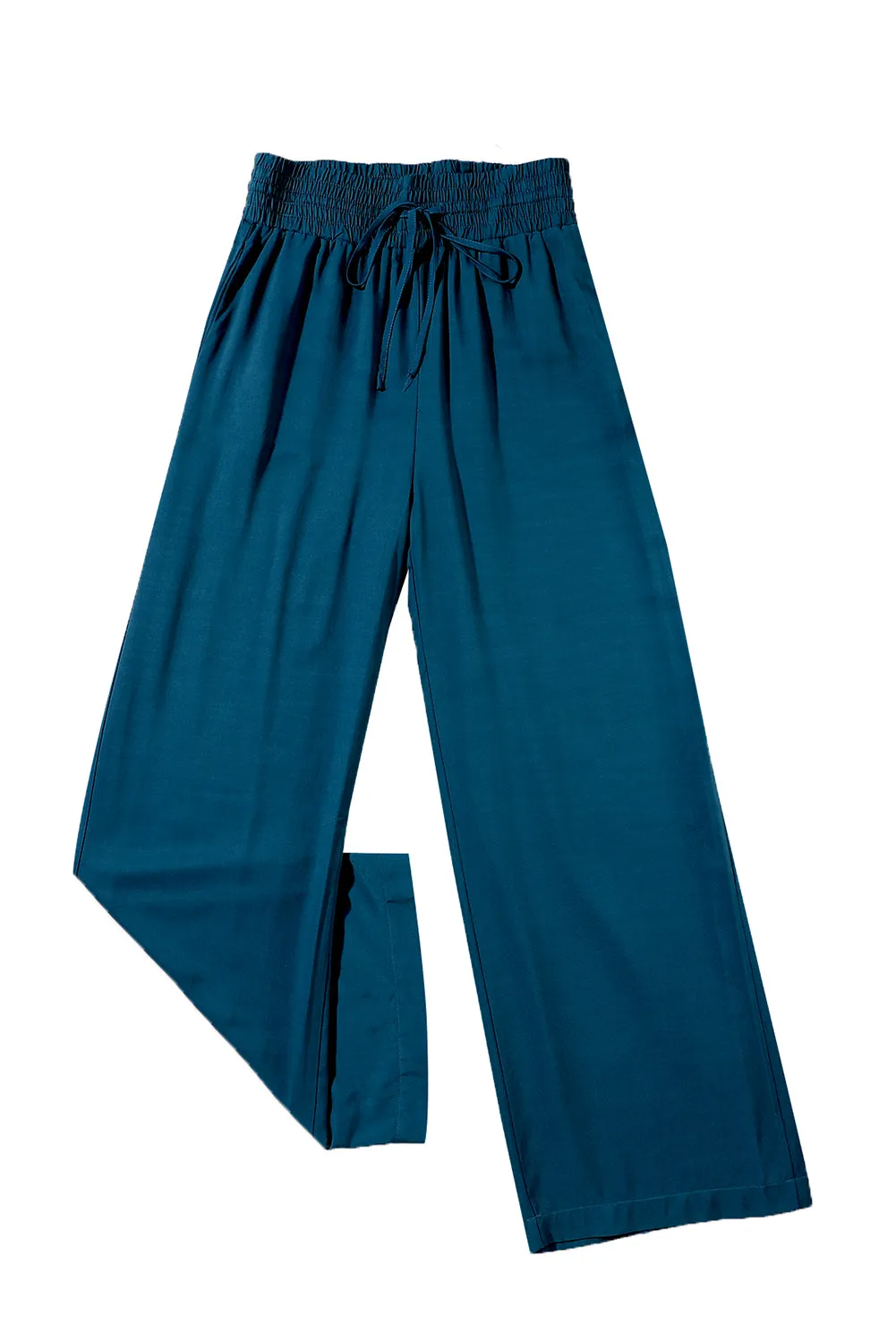 CAMEL WIDE LEG PANTS