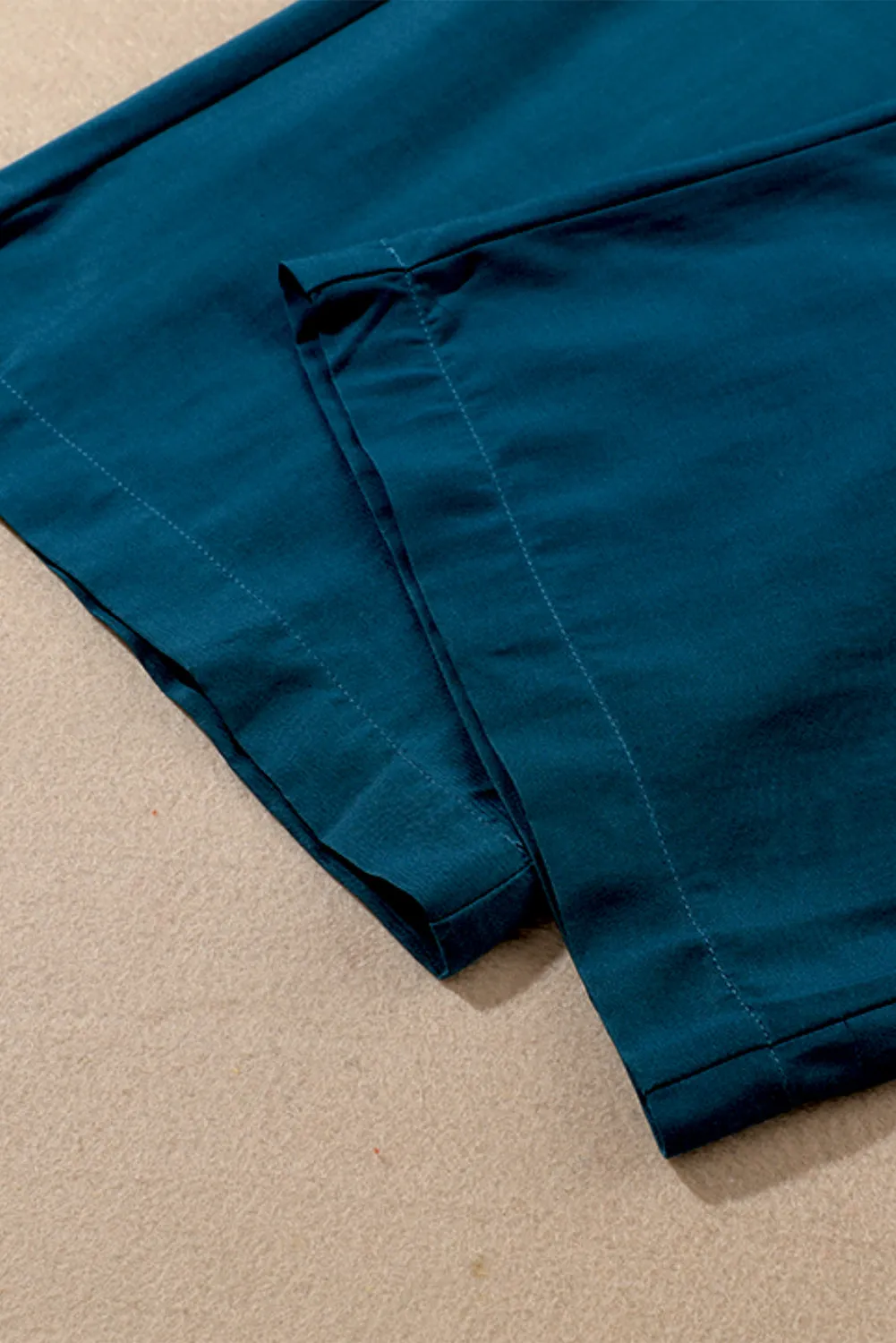 CAMEL WIDE LEG PANTS
