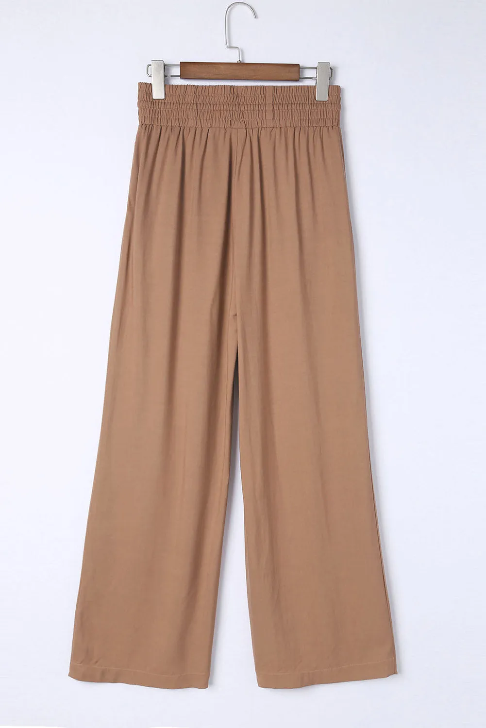 CAMEL WIDE LEG PANTS
