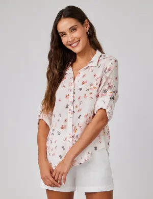Capri Button Down, Hana Floral