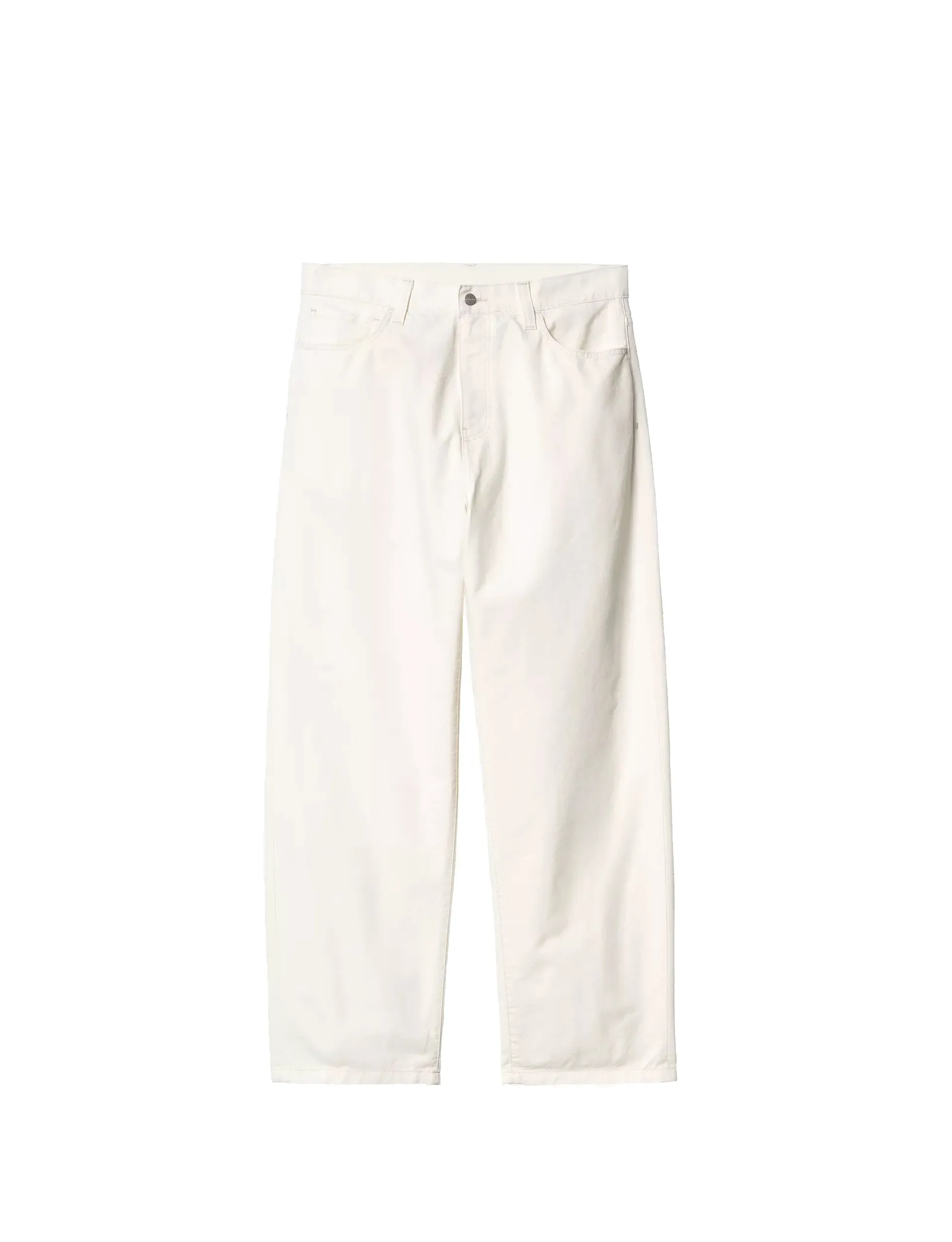 CARHARTT WIP Landon Pant 'Newcomb' Drill Off-White, rinsed