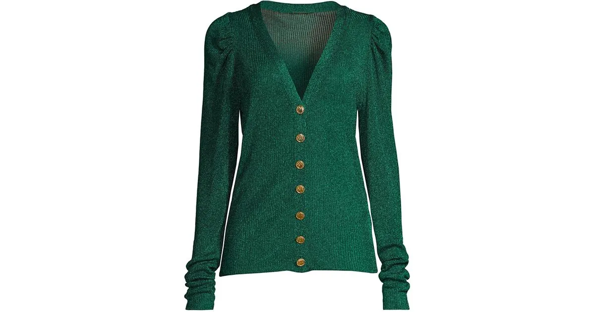 Caroline Constas Long Sleeve Cardigan