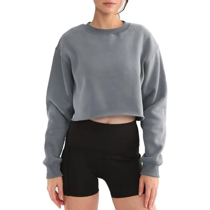 Chic Oversized Cotton-Poly Blend Hoodies for Women