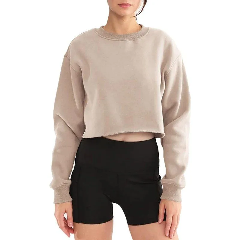 Chic Oversized Cotton-Poly Blend Hoodies for Women