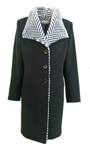 Christina Felix Fur Collar Coat