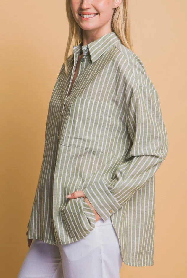 Clayton Button Up