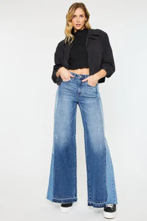 Clover High Rise Wide Leg Jeans