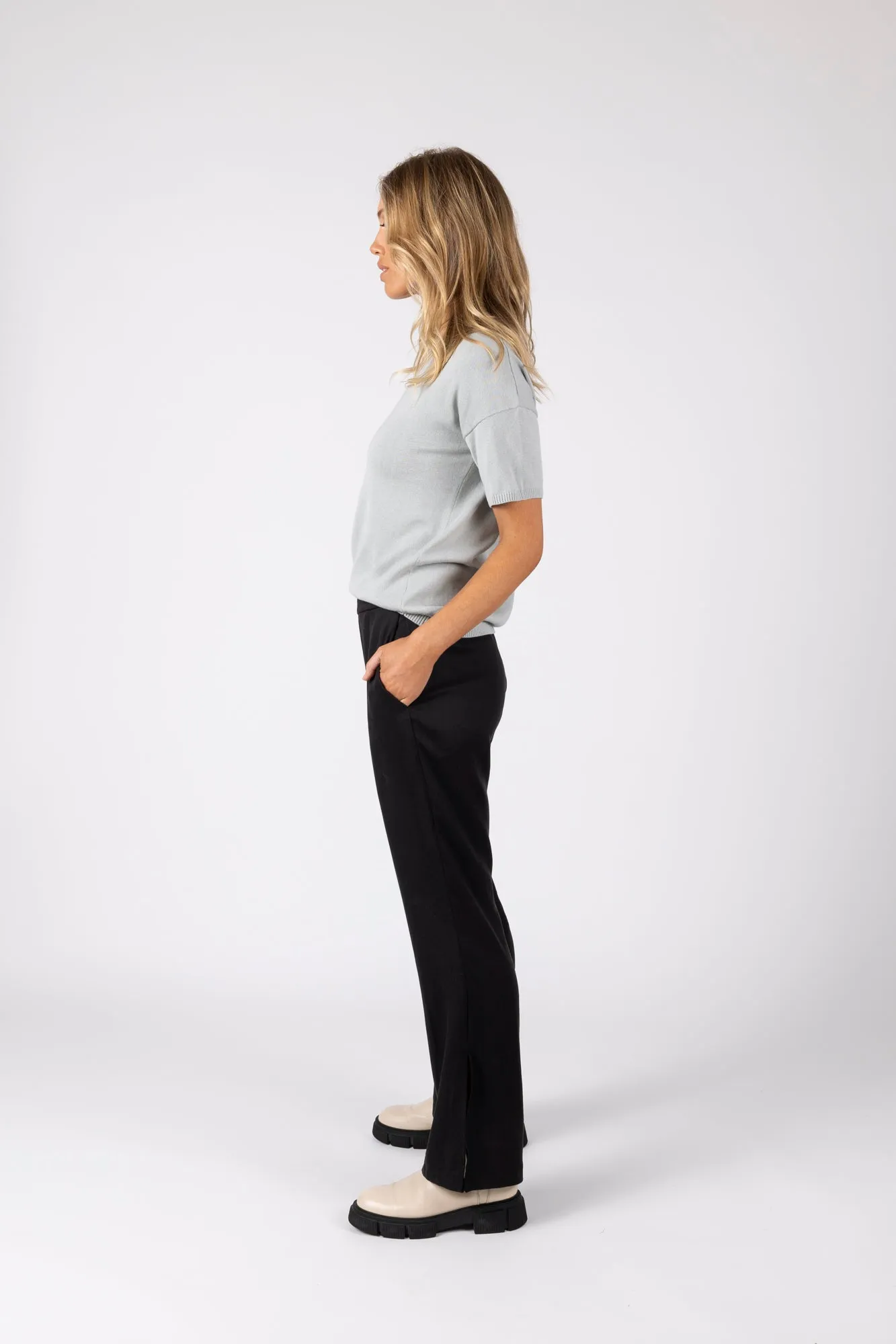 Coast Wide Leg Pant - Black