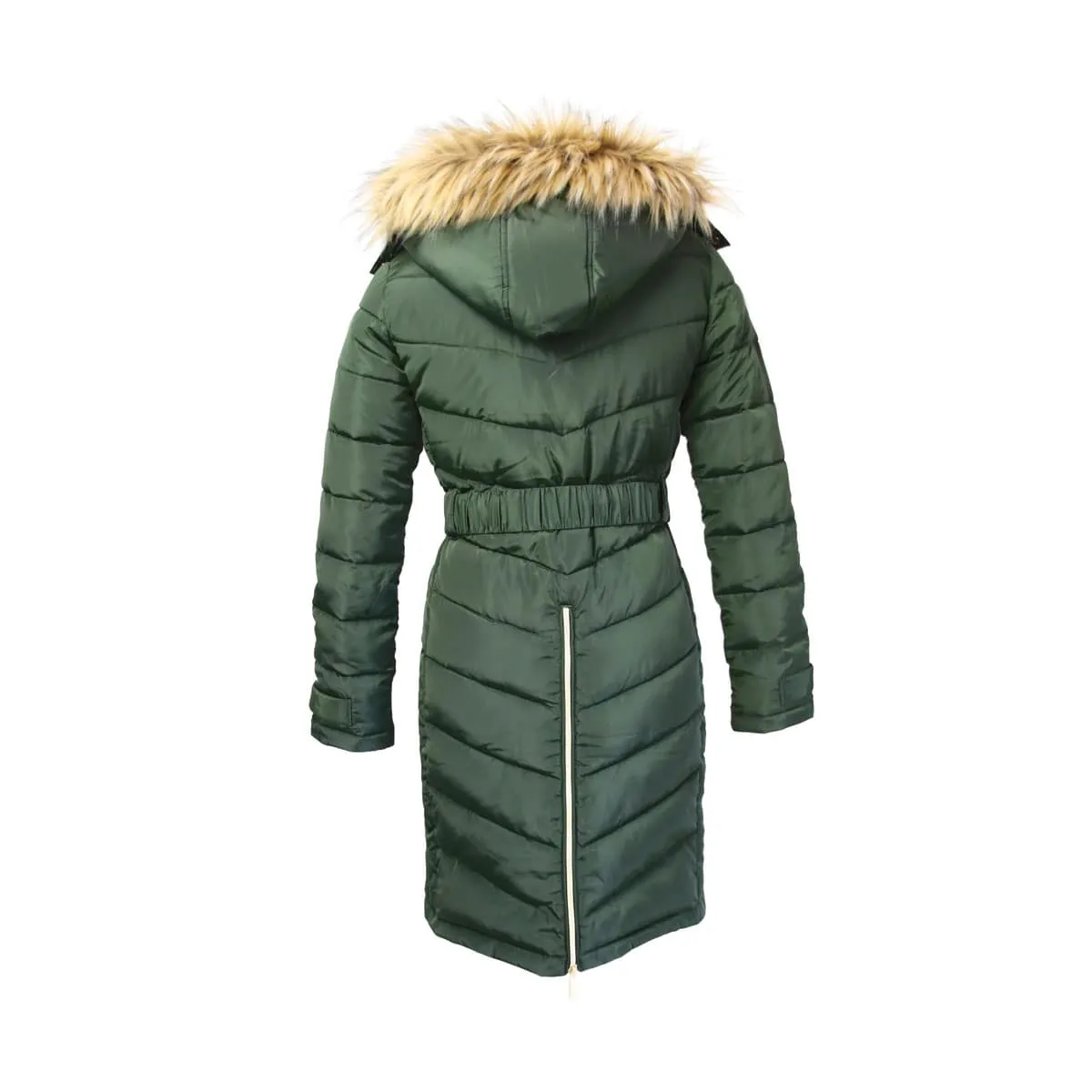 Coldstream Branxton Long Ladies Fern Green Quilted Coat