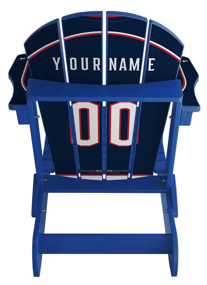 Columbus Blue Jackets® Complete Custom with personalized name and number Jersey Chair Mini