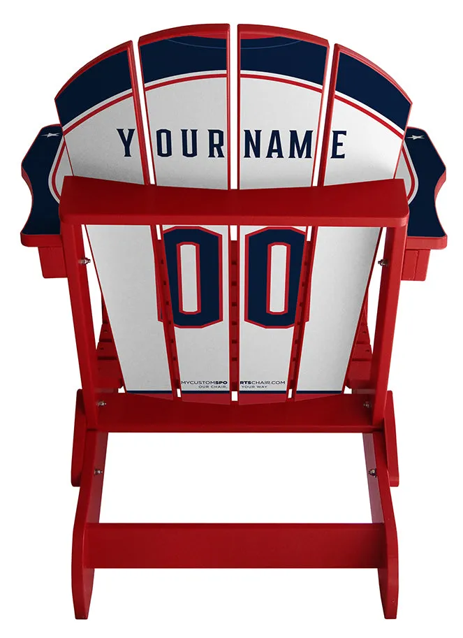 Columbus Blue Jackets® Complete Custom with personalized name and number Jersey Chair Mini