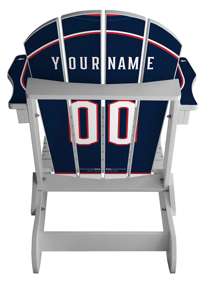 Columbus Blue Jackets® Complete Custom with personalized name and number Jersey Chair Mini