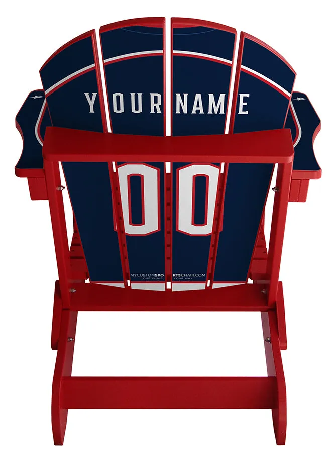 Columbus Blue Jackets® Complete Custom with personalized name and number Jersey Chair Mini