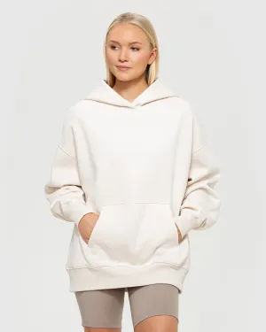 Comfort Oversized Graphic Hoodie | Off White
