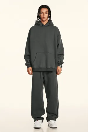 Concrete Grey Oversized Hoodie and Jogger Set