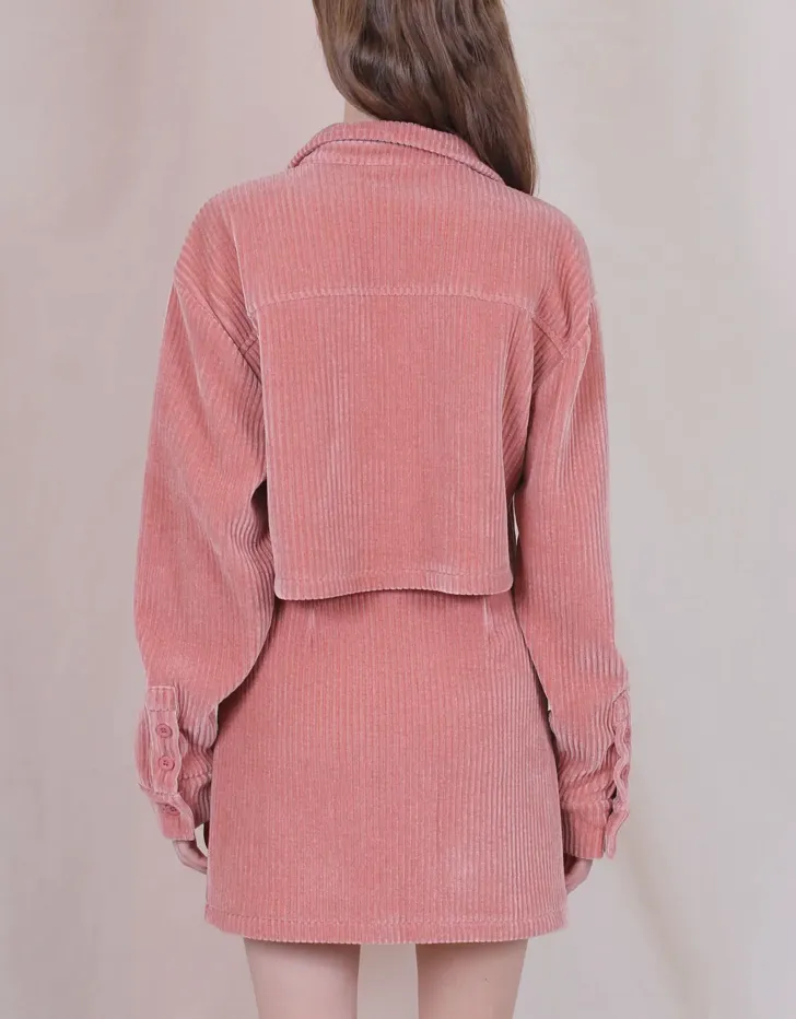Corduroy Button Up Top