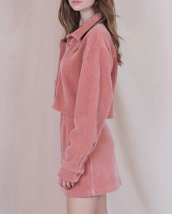 Corduroy Button Up Top