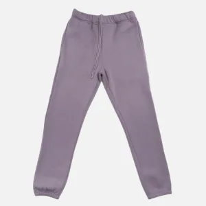 Cotton Fleece Joggers - Shadow Purple