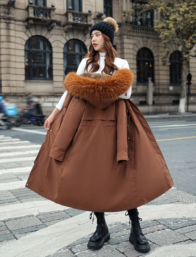 Cozy Women's Windproof Parka Featuring a Relaxed-Fit and Quilted Construction