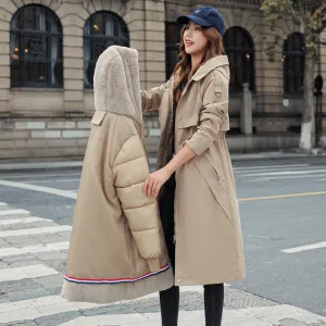 Cozy Women's Windproof Parka Featuring a Relaxed-Fit and Quilted Construction