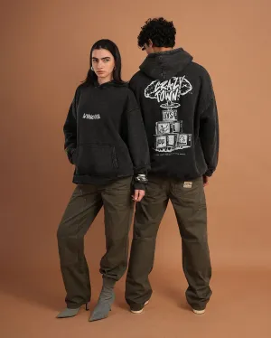 Crazy Town Washed Hoodie