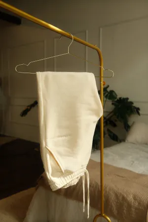 Cream Sweatpants