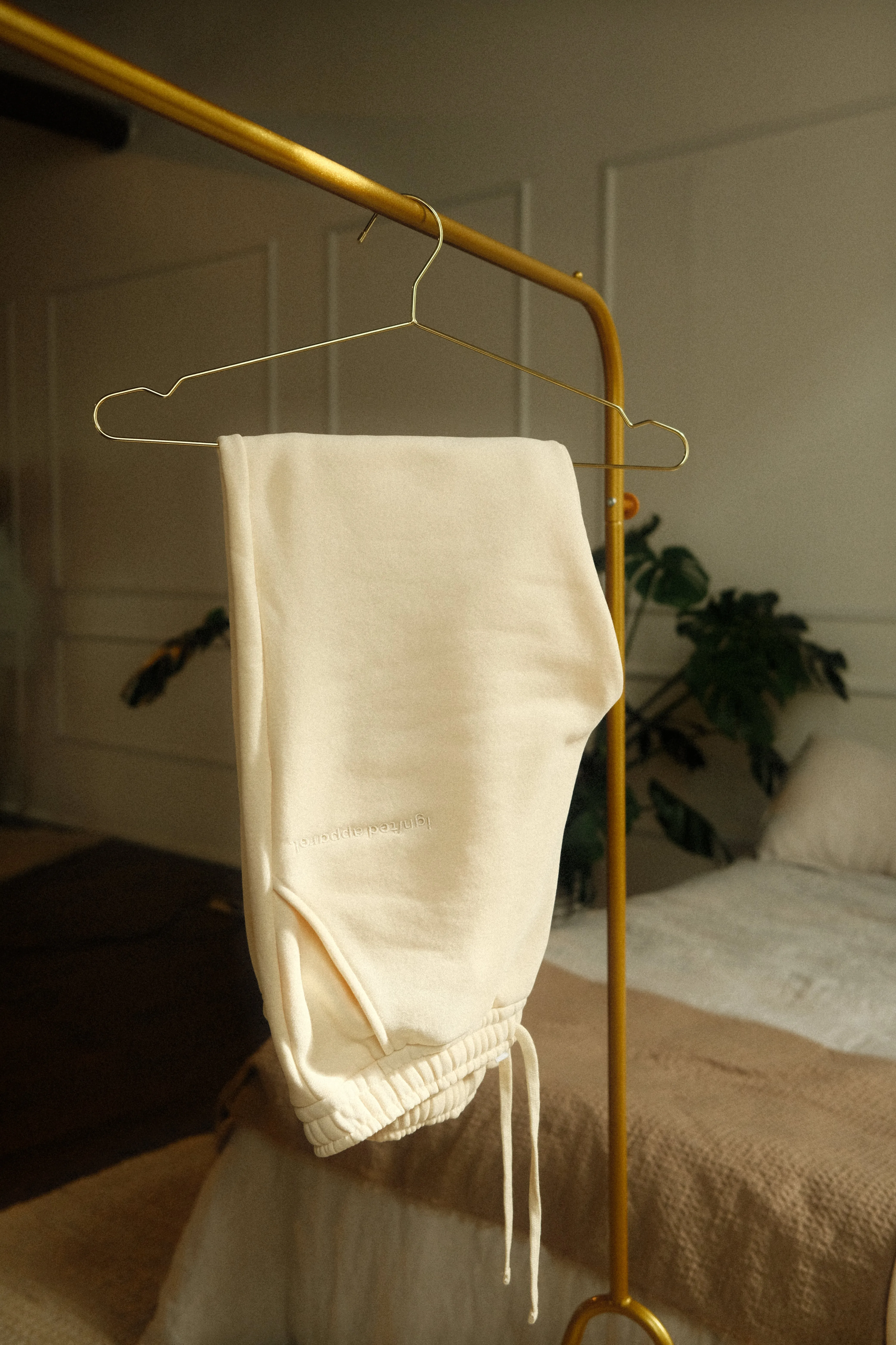 Cream Sweatpants