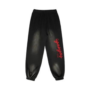 Cursive IYAOYAS Faded Sweatpants