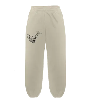Custom Pet Portrait Heavy Fleece Sweatpant