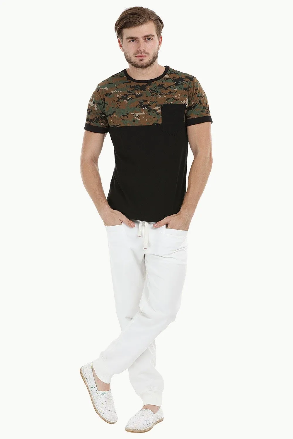 Cut N Sew Camo T-Shirt