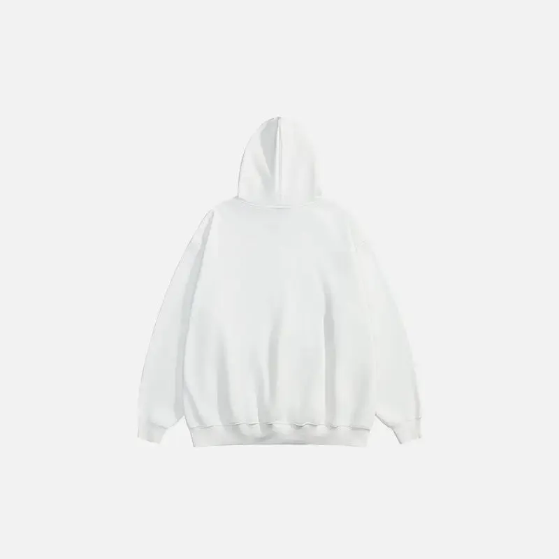 Dancing Rose Y2K Oversized Hoodie for Trendy Streetwear Style