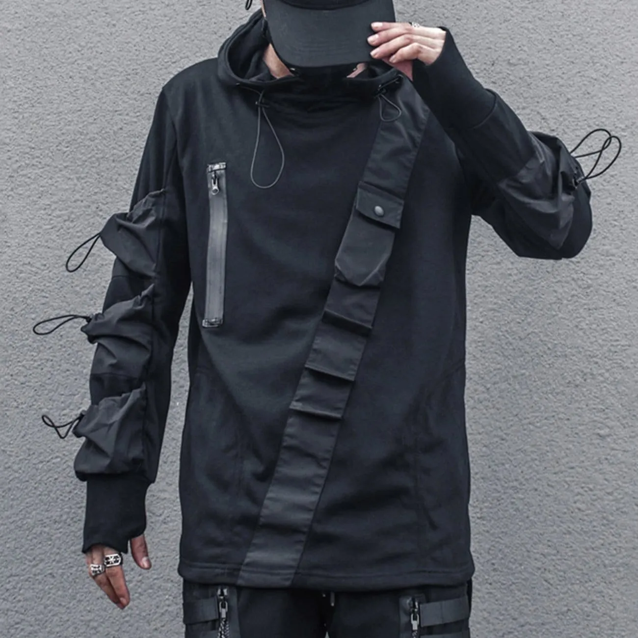 Dark Function Ninja Multi-pocket Hoodie
