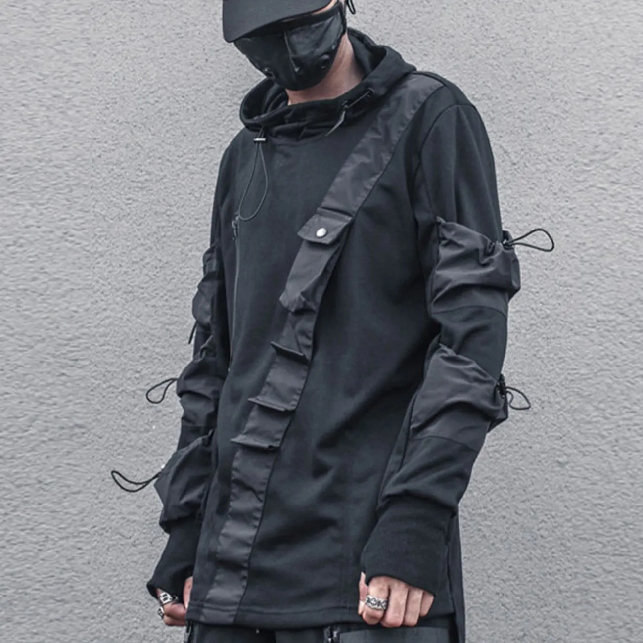 Dark Function Ninja Multi-pocket Hoodie