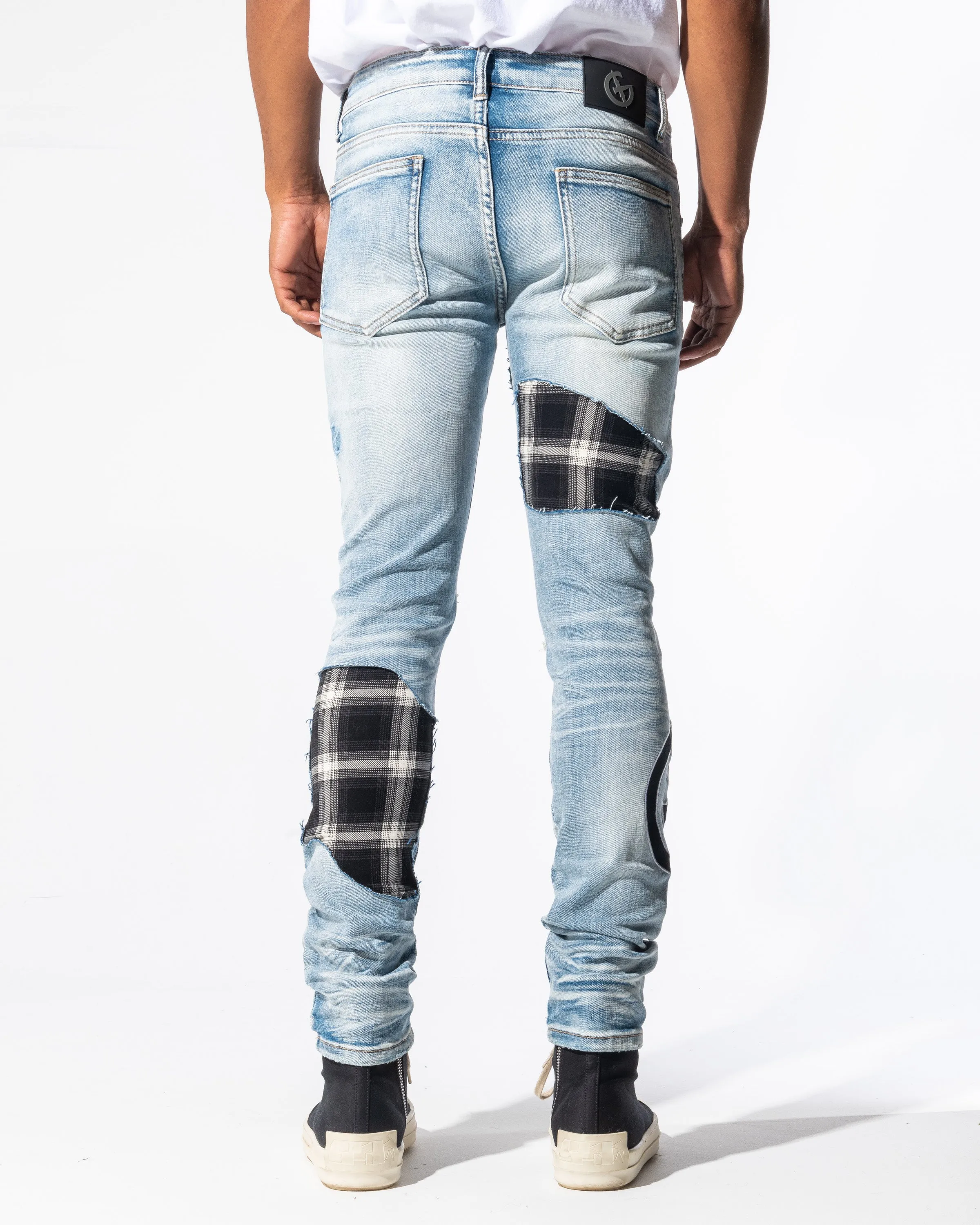 DISORDER DENIM (LIGHT BLUE/ TARTAN CHECK)