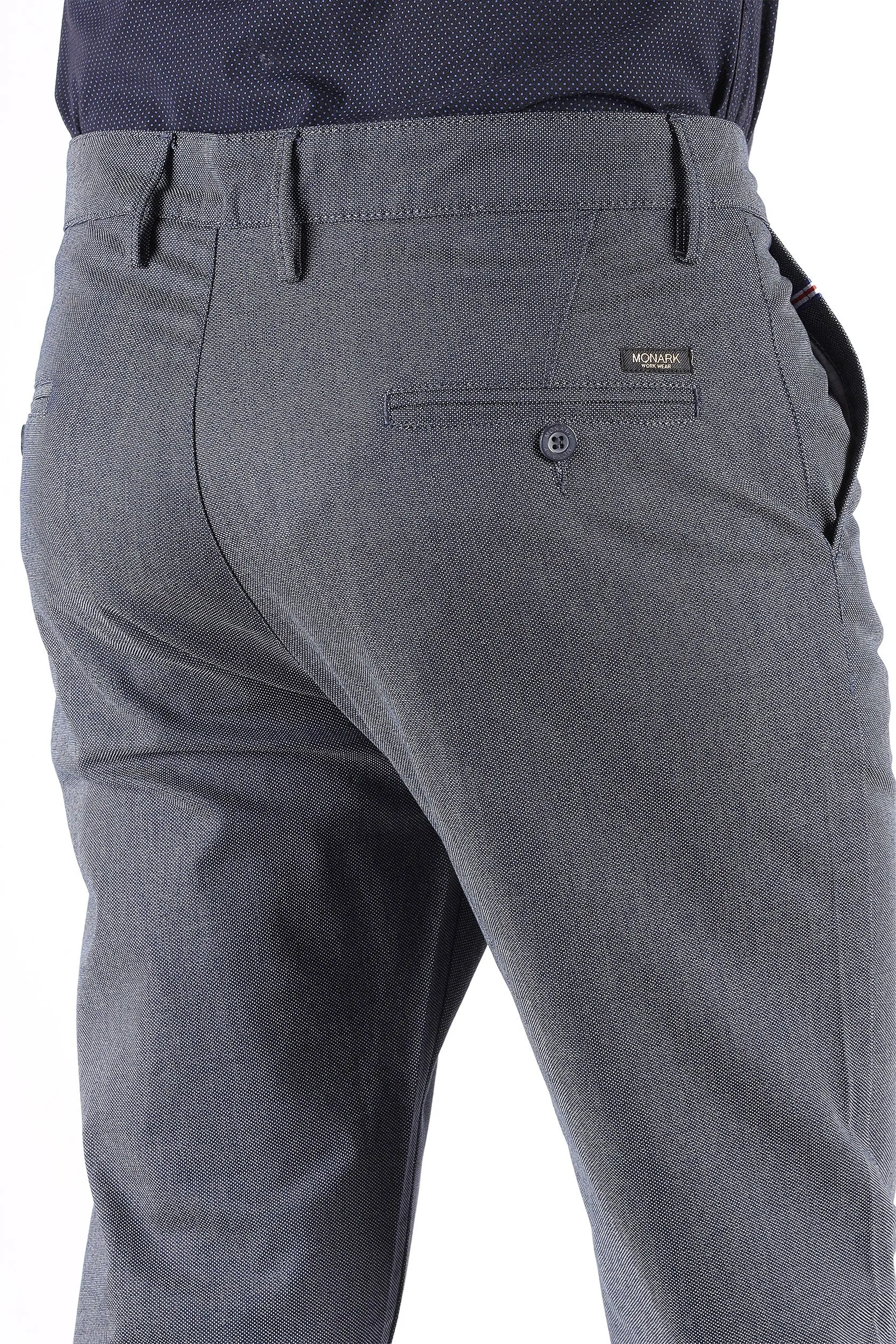 DOBBY TEXTURED TAPERED PANTS