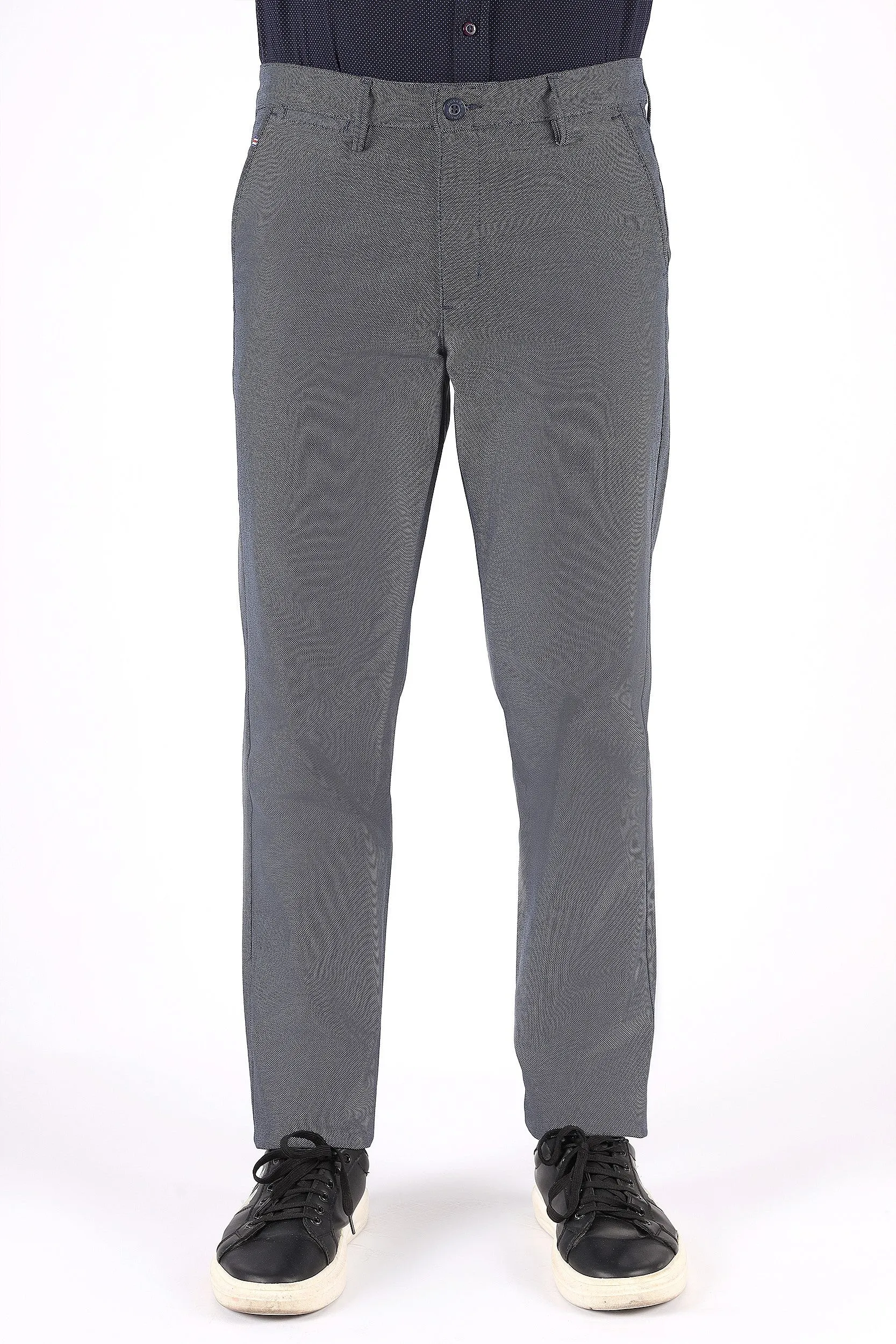 DOBBY TEXTURED TAPERED PANTS