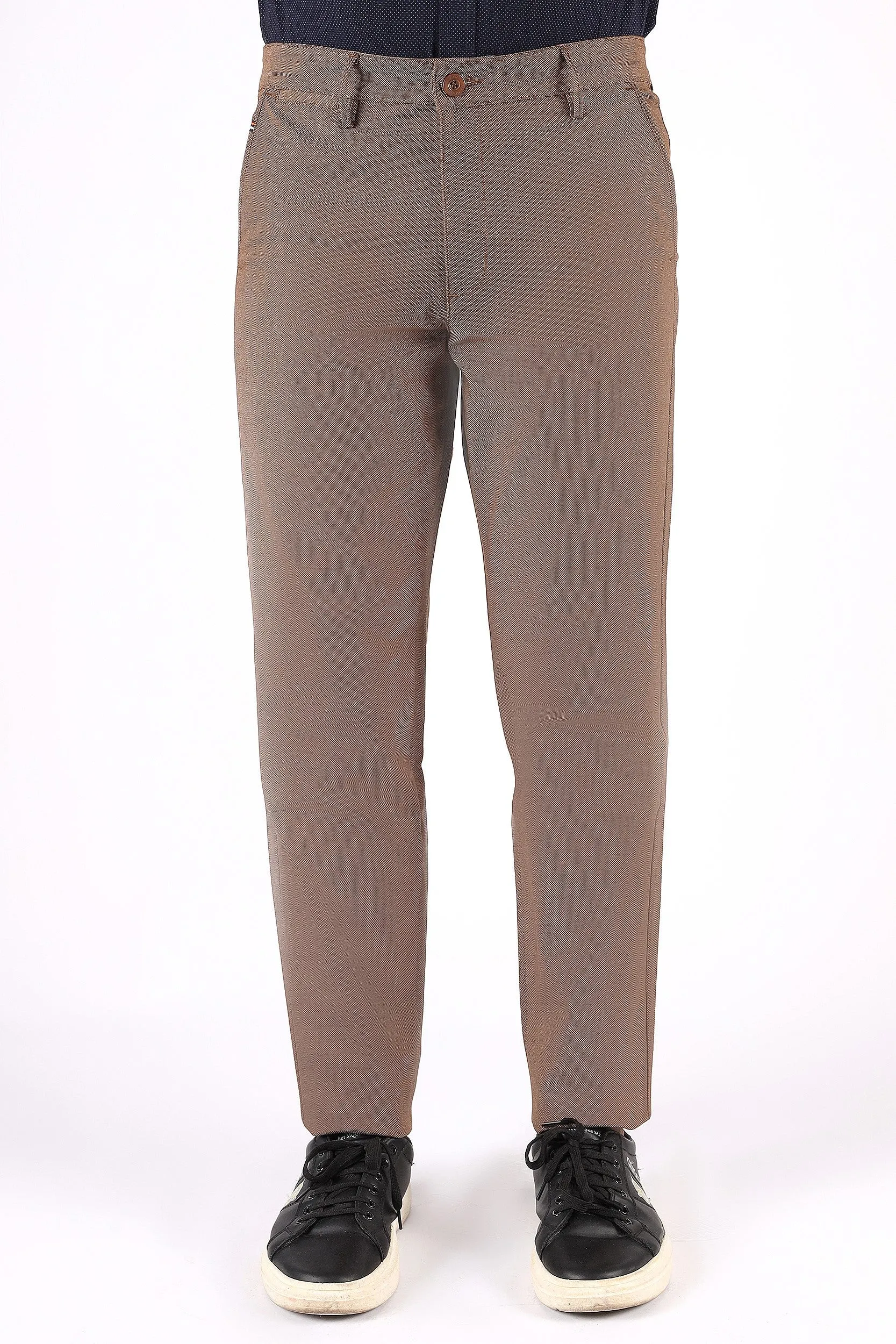 DOBBY TEXTURED TAPERED PANTS