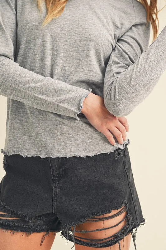Effortless Basic Long Sleeve top