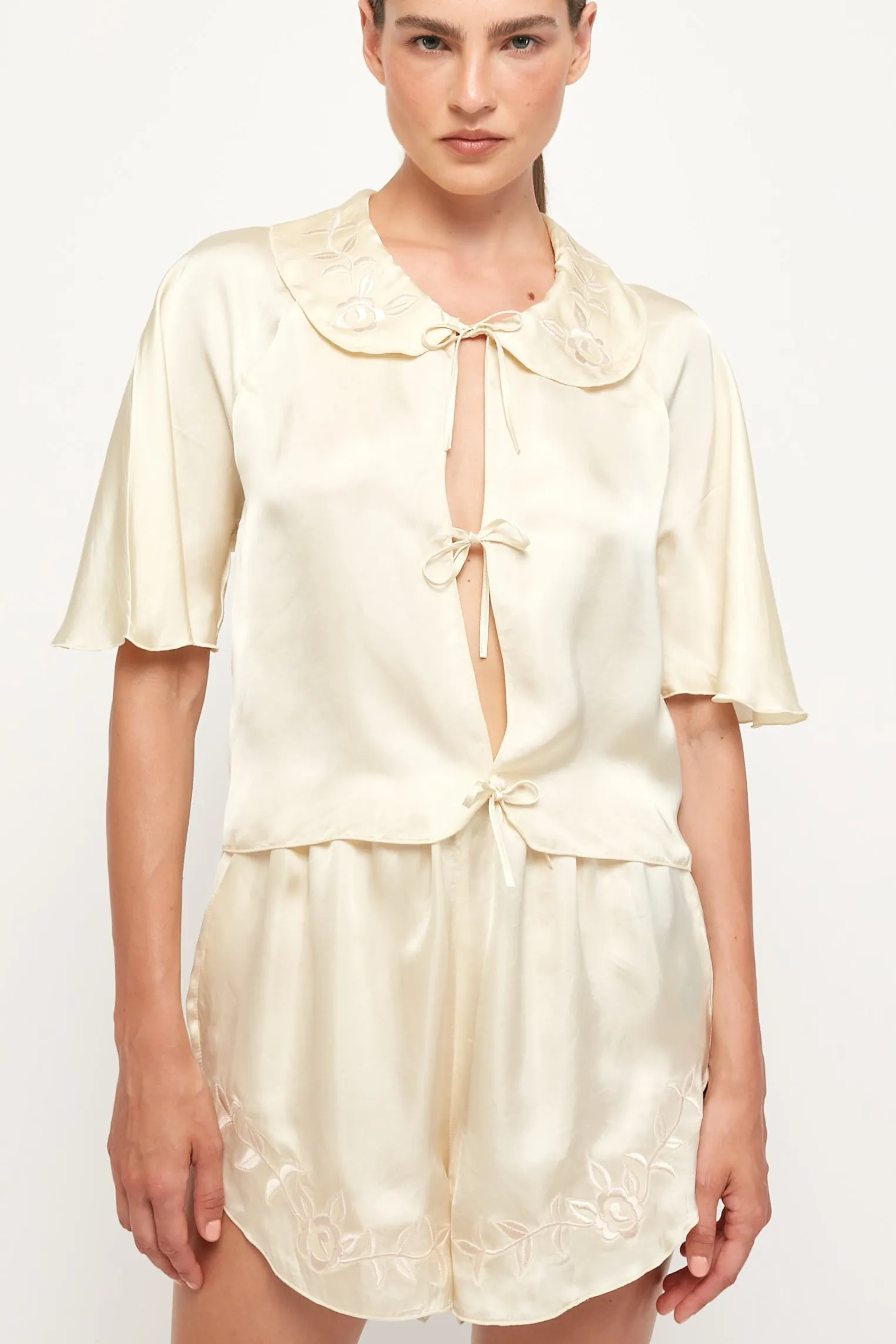 Embroidered Blouse | Embroidered Short