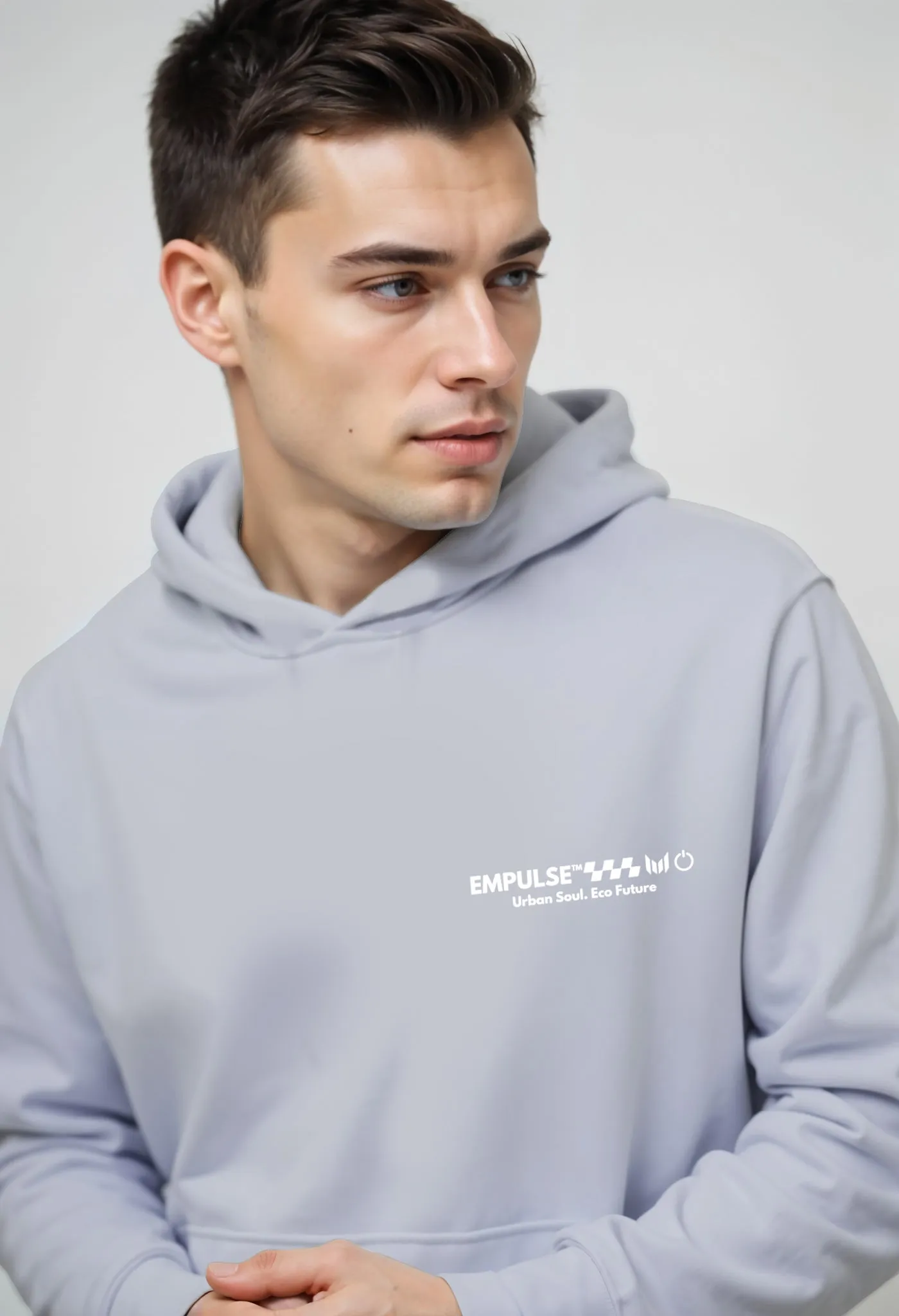 Empulse™ DNA Oversized Hoodie - Powder Blue