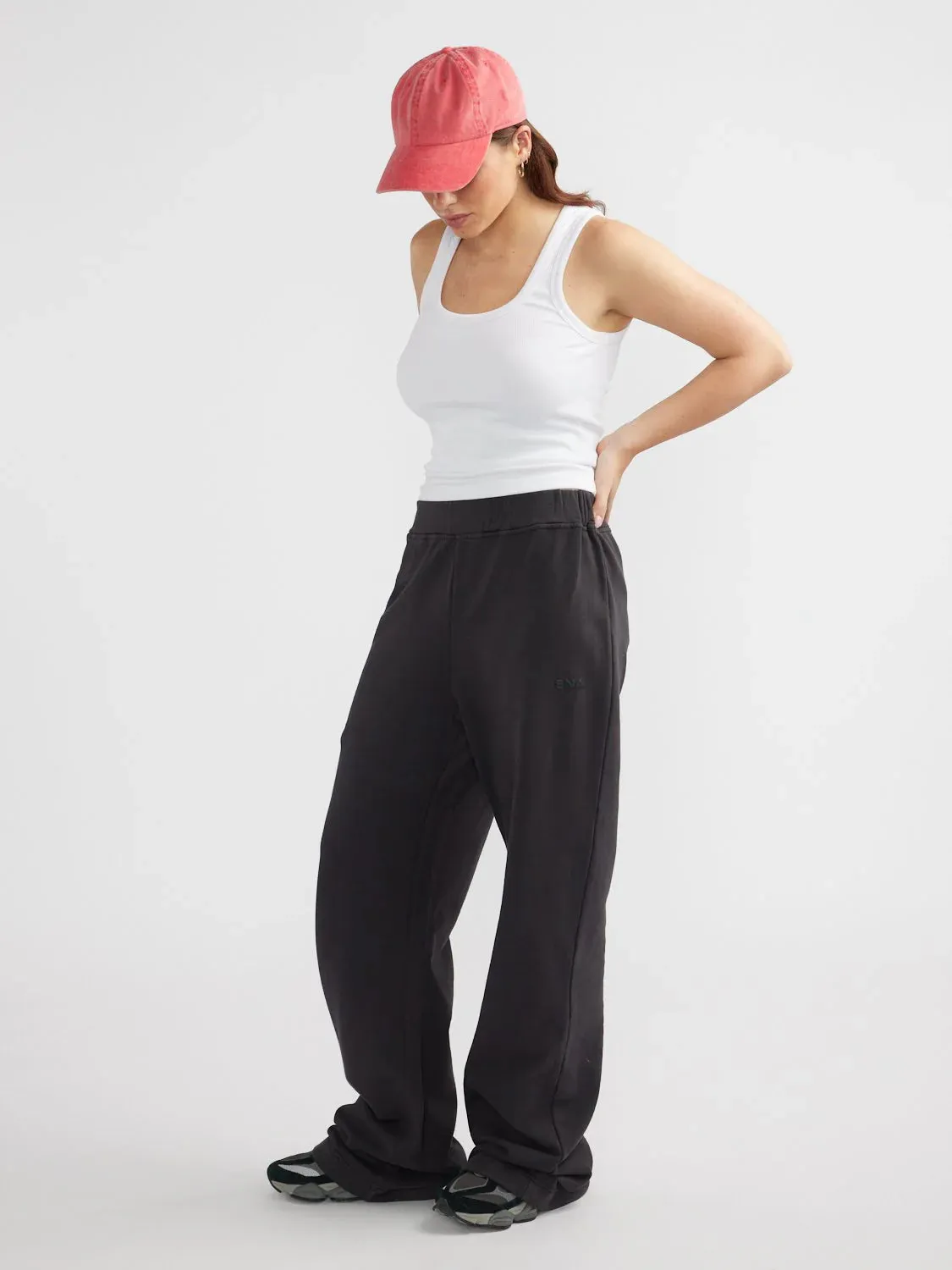 ENA Pelly II HAILEY Wide Leg Tracksuit - Vintage Black