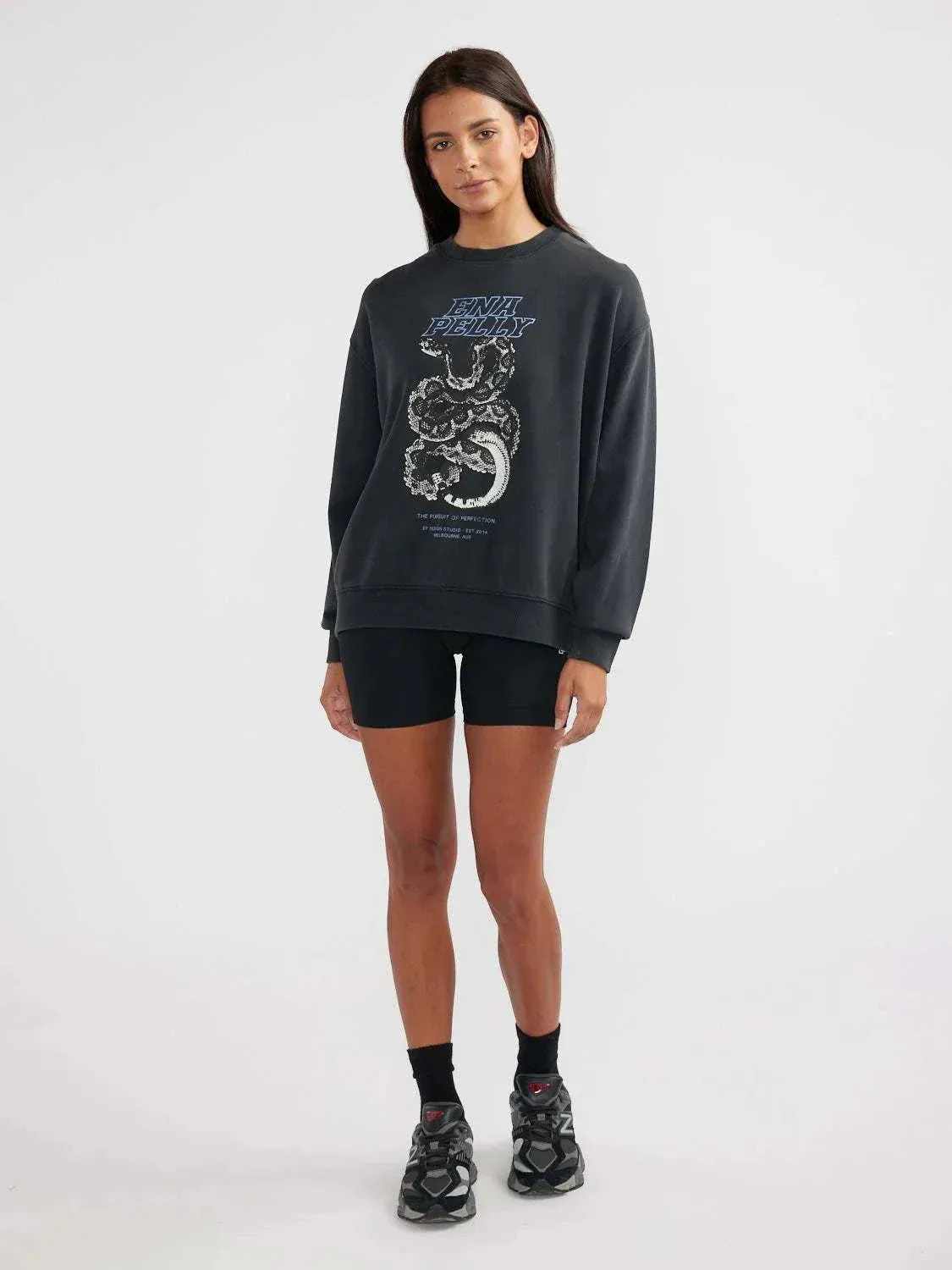 Ena Pelly Lilly Oversized Sweat Python