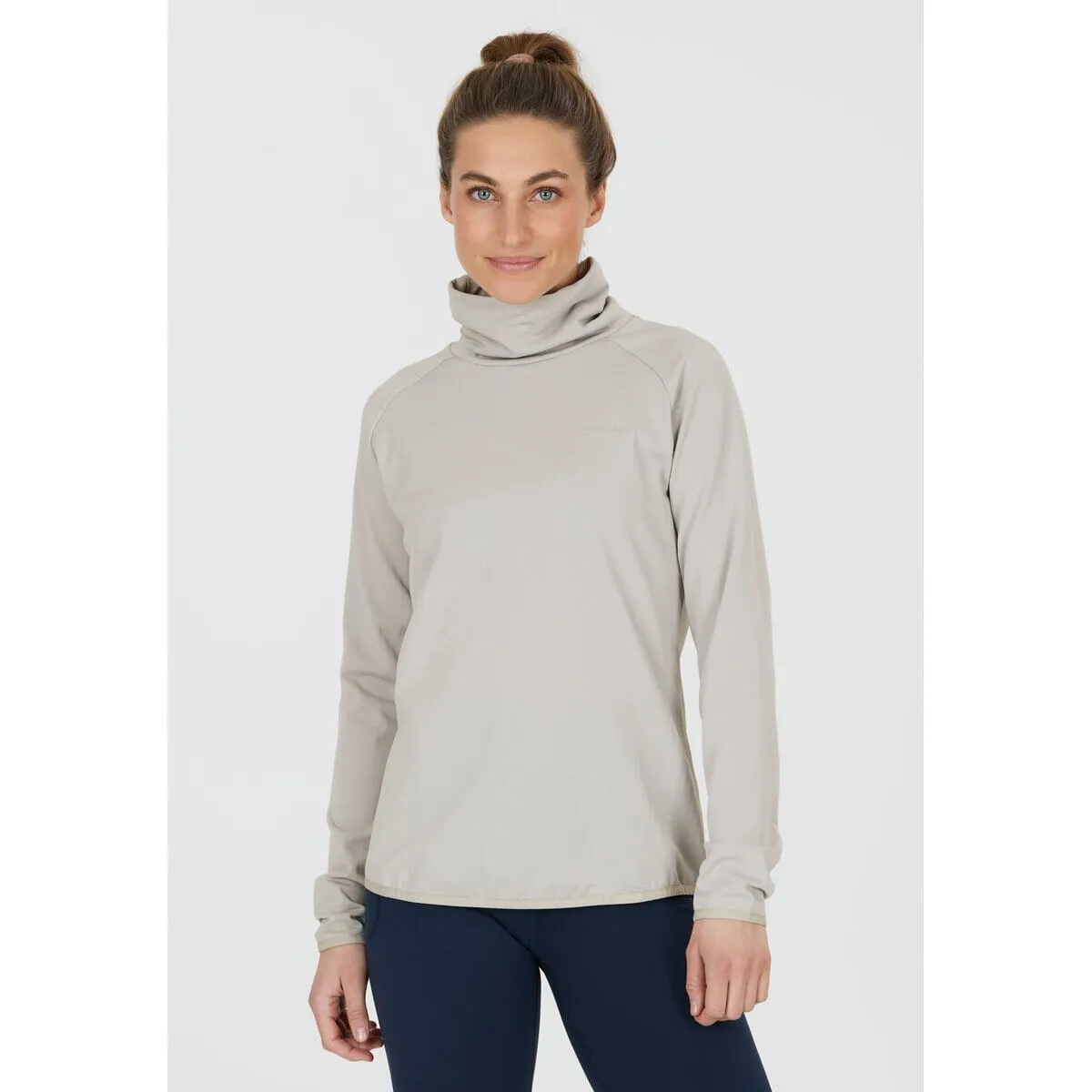 ENDURANCE LITTAO W WAFFLE MELANGE MIDLAYER