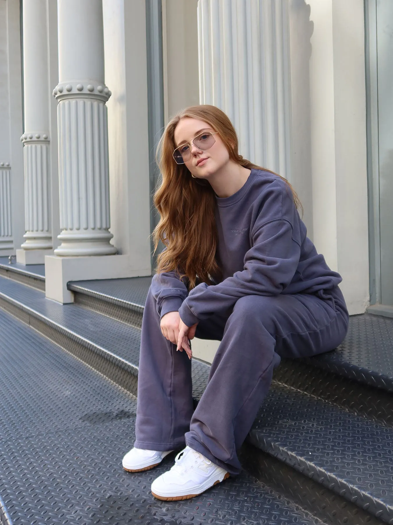 ESSENTIALS - Straight Leg Sweatpants • Steel