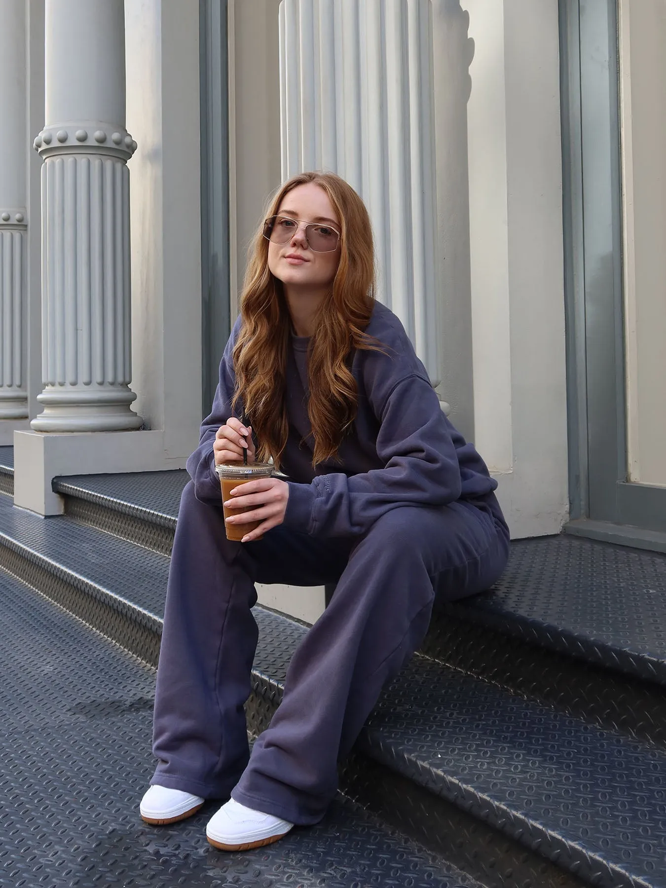 ESSENTIALS - Straight Leg Sweatpants • Steel