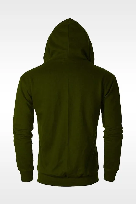 Export Quality Green full Lcost Zipper with High Density Logo