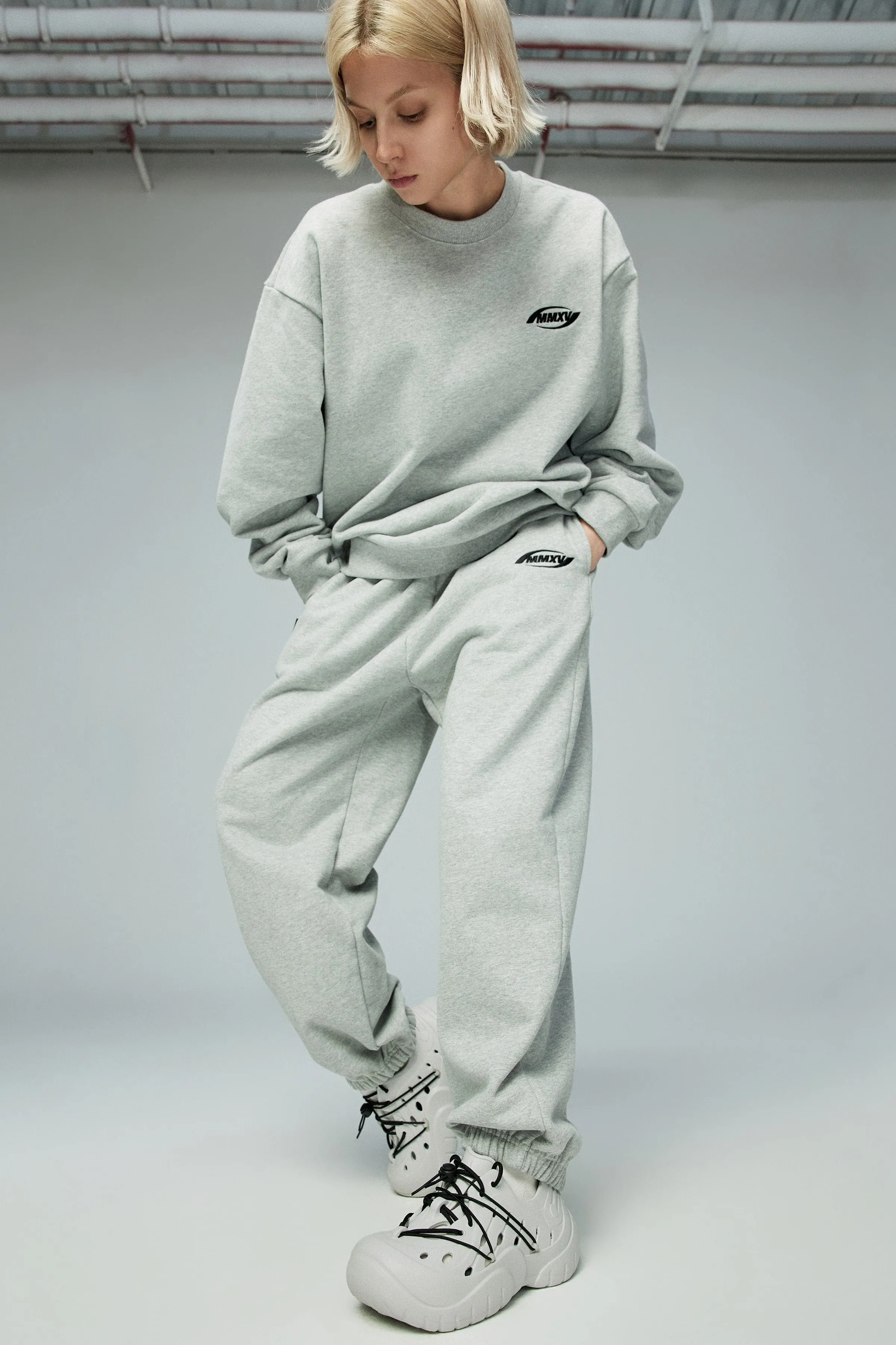 Eye of the Hurricane - Oversized Unisex Sweatpants - Green, Grey, Brown or Blue