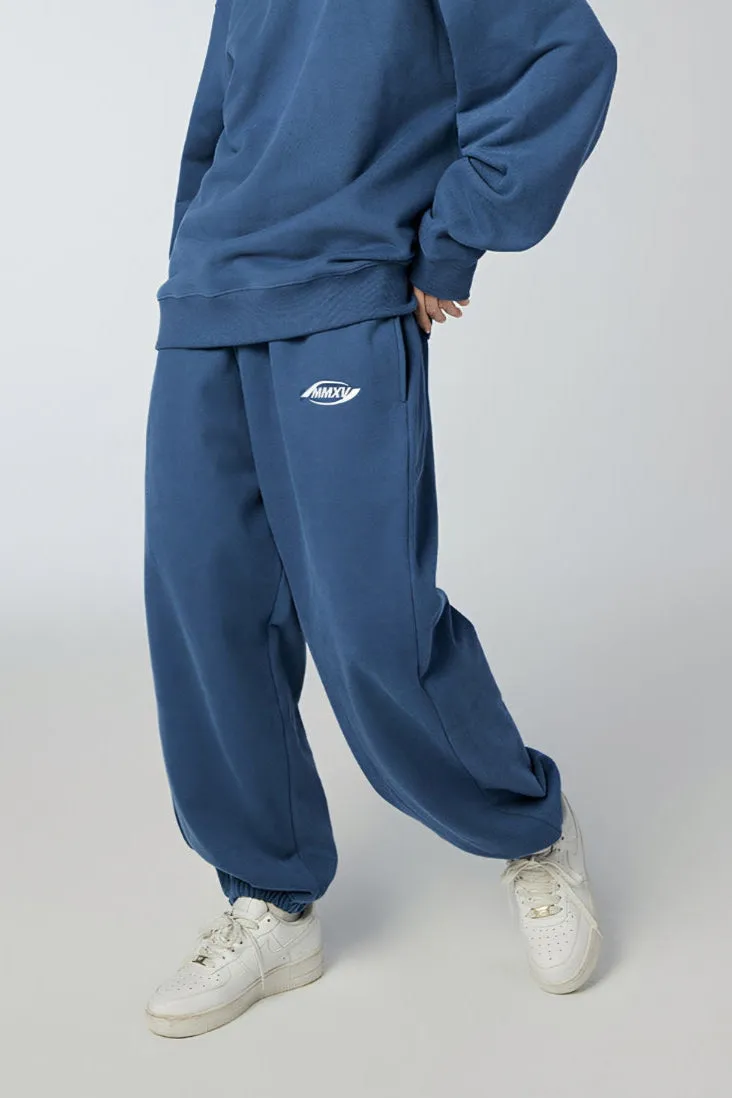 Eye of the Hurricane - Oversized Unisex Sweatpants - Green, Grey, Brown or Blue