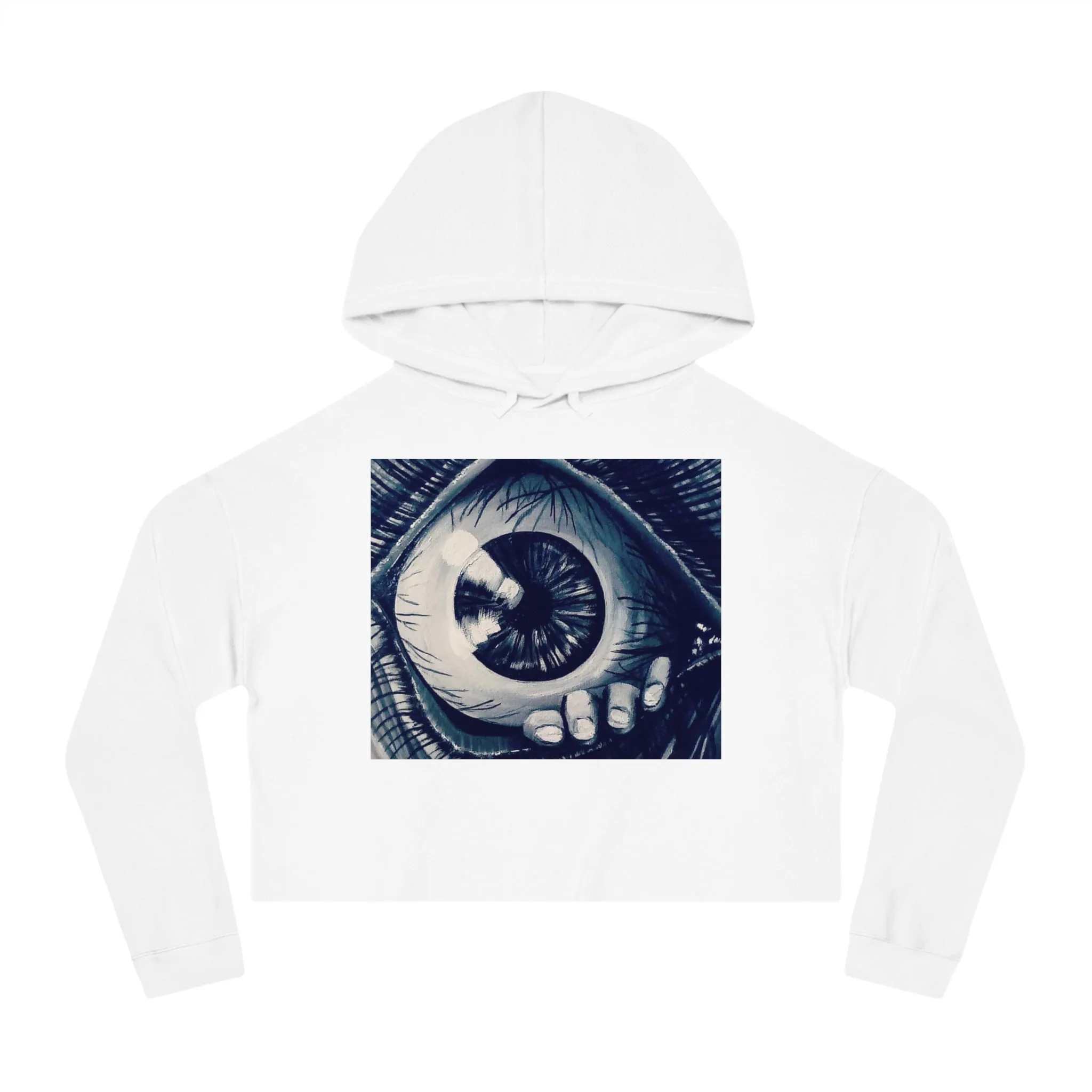 Eye See You Cropped Hooded Sweatshirt