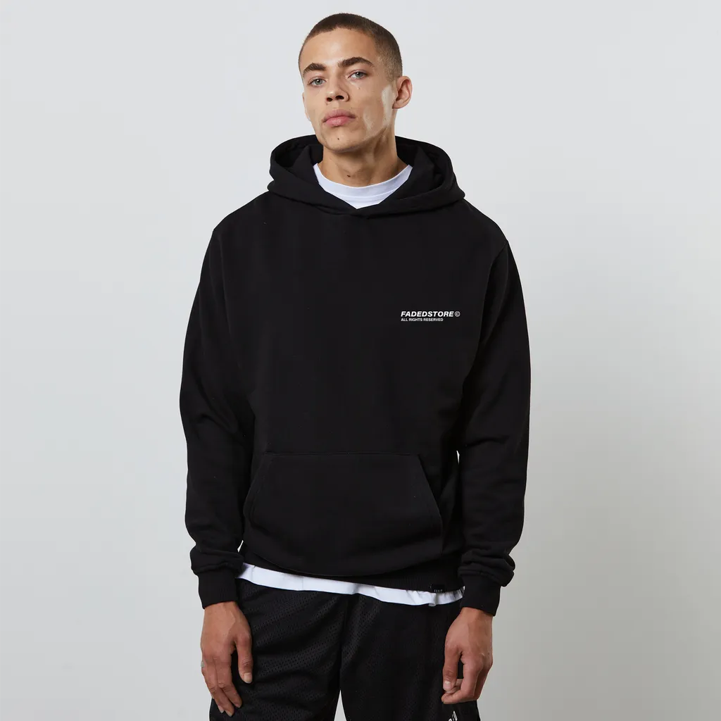 Faded Original Sessions Hoodie Black